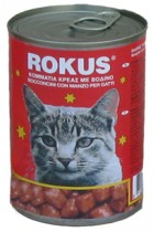 Κονσέρβες γάτας ROCUS μοσχάρι